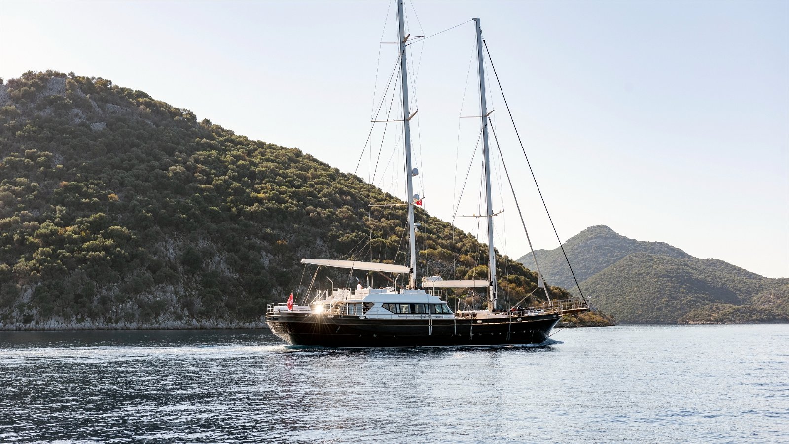 Experience Luxury Sailing on the Castagnola Built S/Y Atlantika Charter Yacht